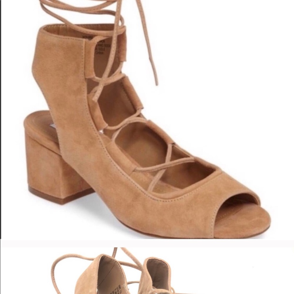 Laced shoes